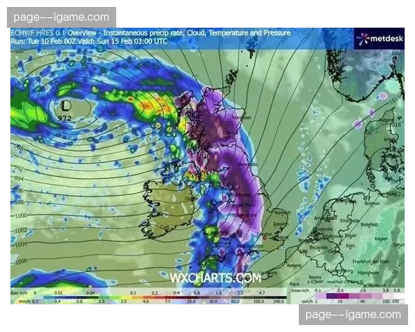 天气预警：本周末英格兰北部可能遭遇暴雪，多场英超比赛存在延期风险
